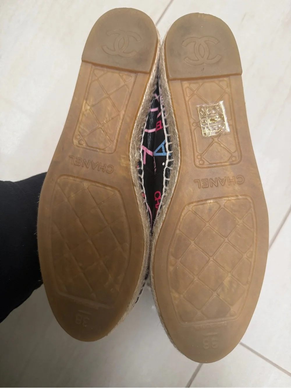NEW Chanel Cruise Collection Espadrilles size 38
